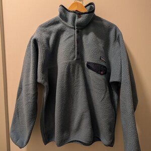 Patagonia Men's Synchilla Snap-T Pullover (25450) Large – Light Blue – FA00 Used